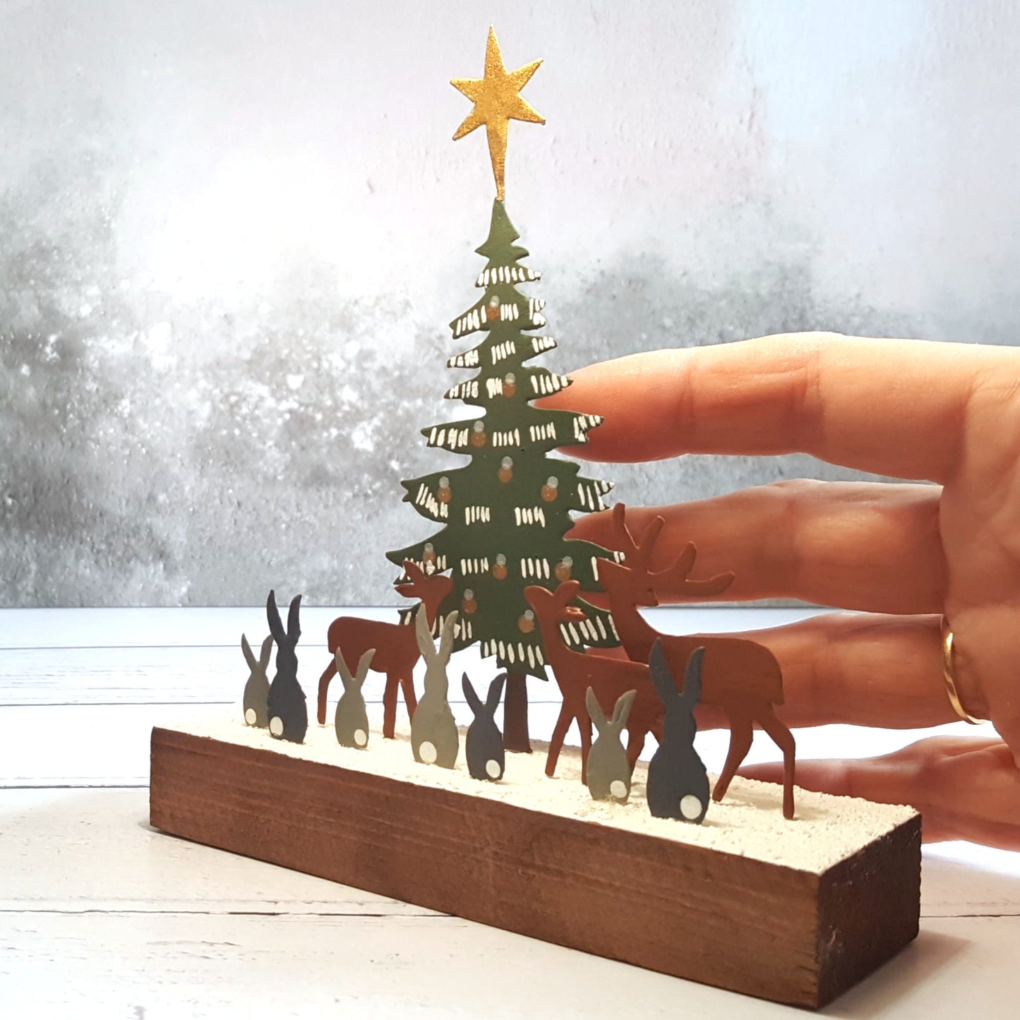 Woodland Christmas Scene