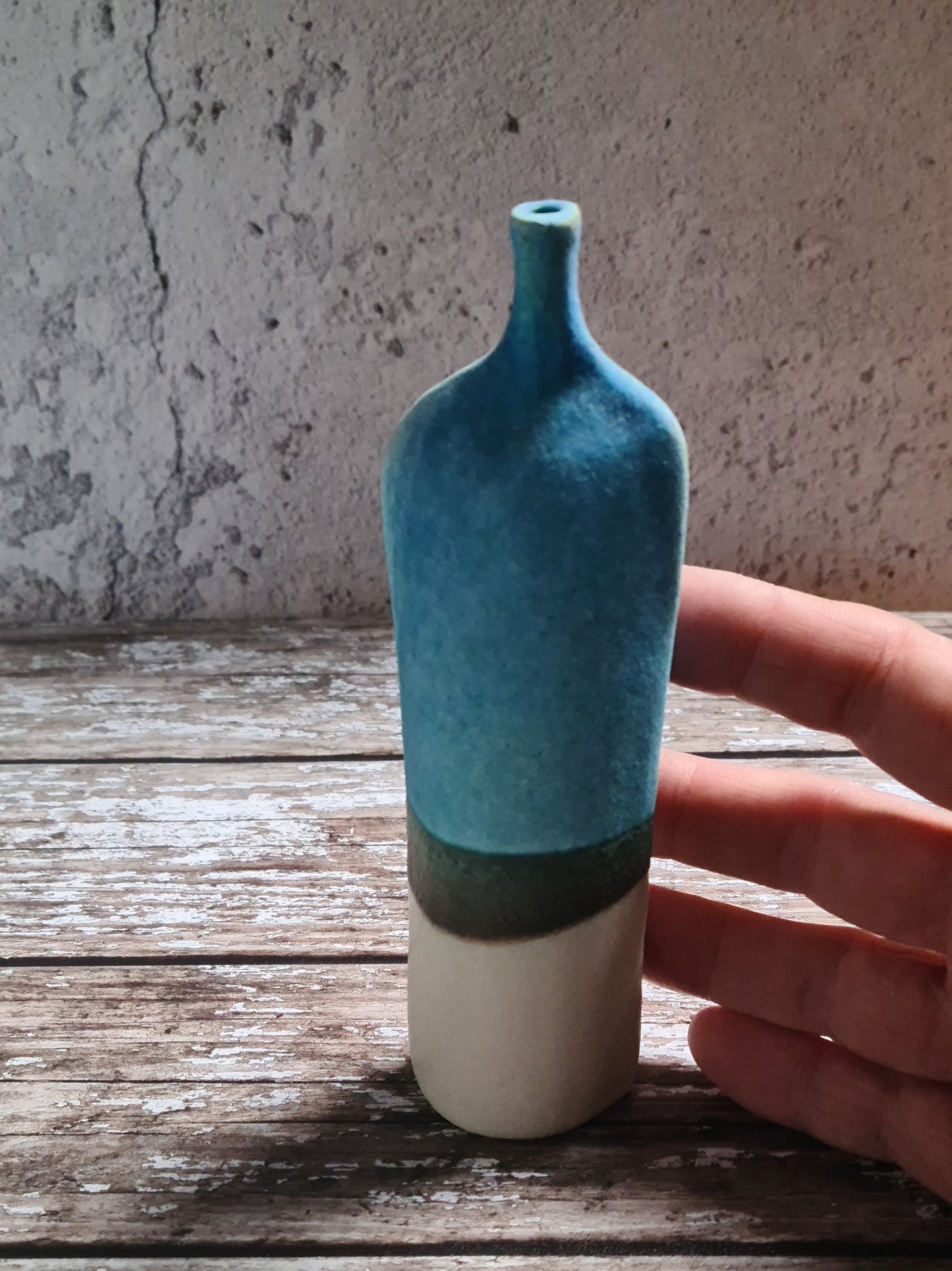 "Landscape" Small Stoneware Bottle