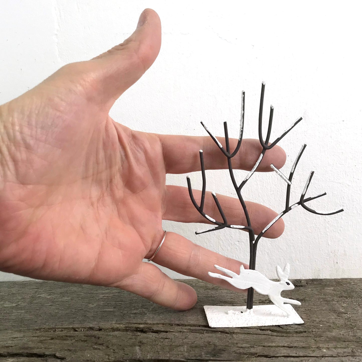 Arctic Hare Shelf Decoration