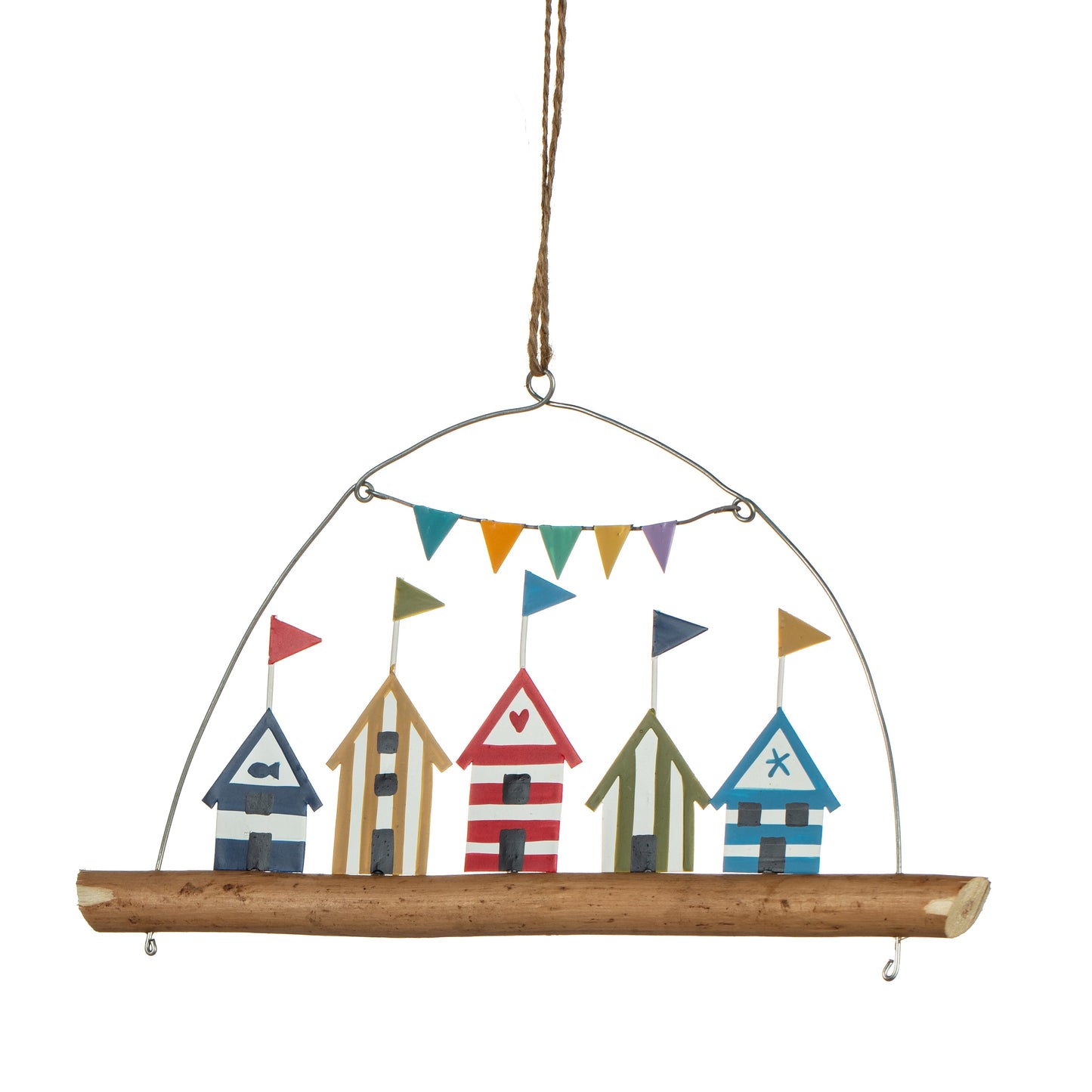 Colourful Beach Huts on Hanger