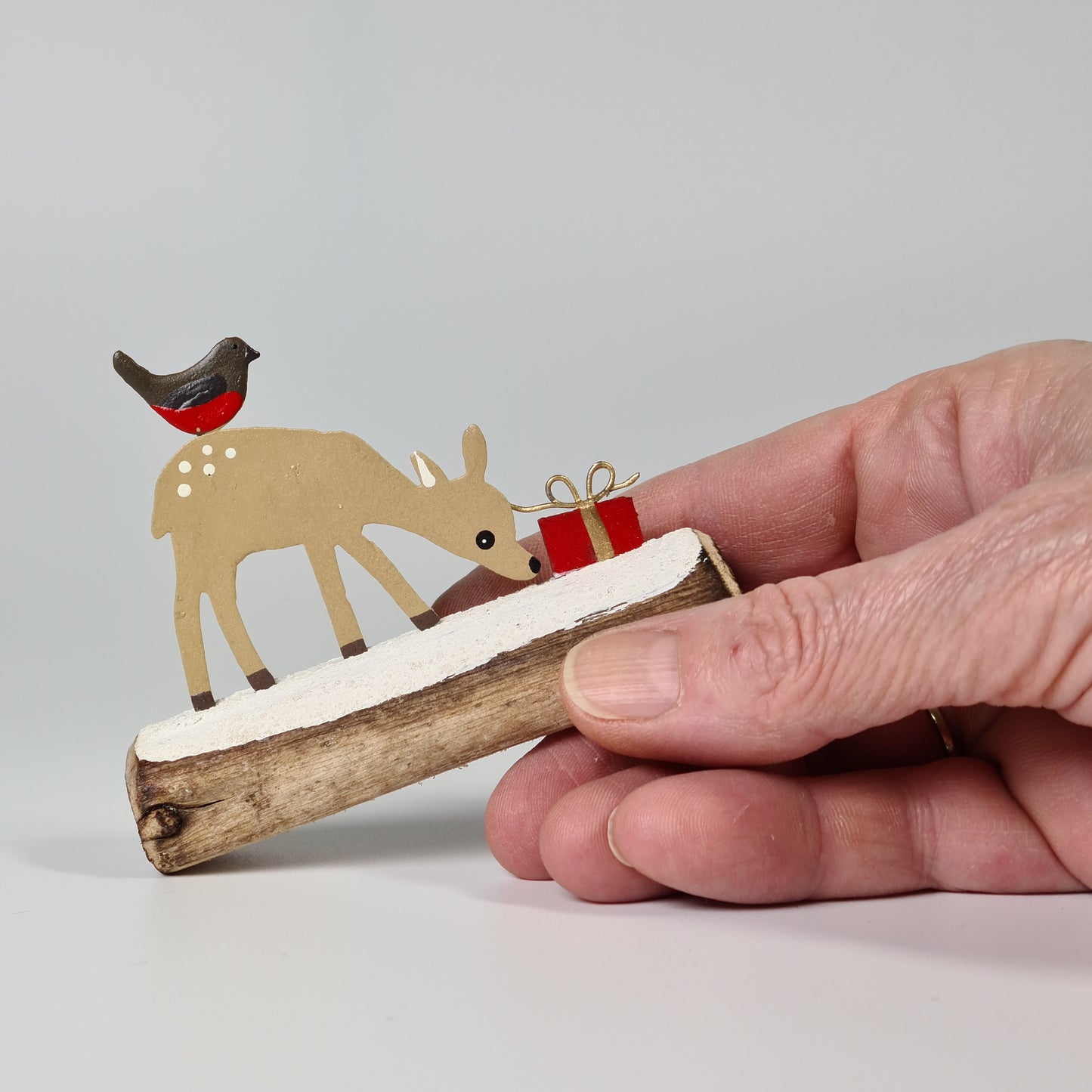 Fawn & Robin Shelf Decoration