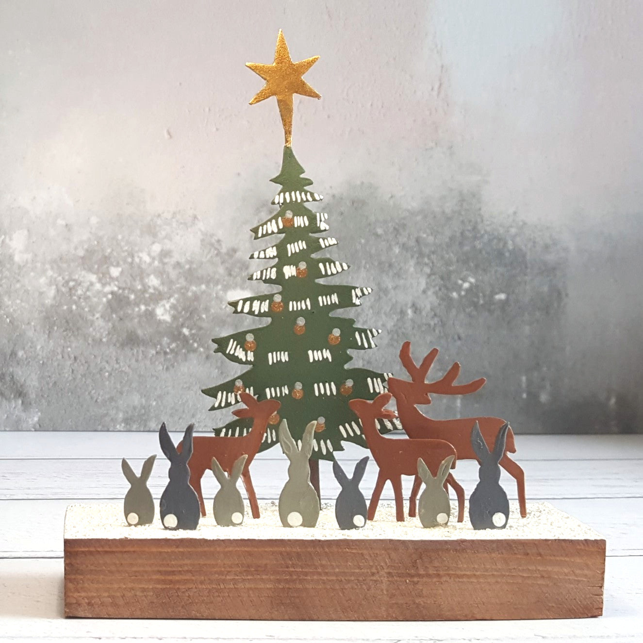 Woodland Christmas Scene