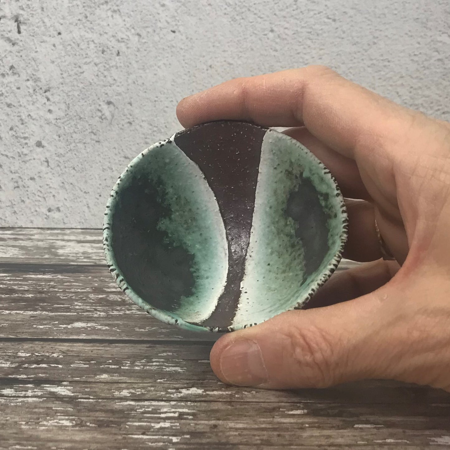 Red Clay Seashell Bowl