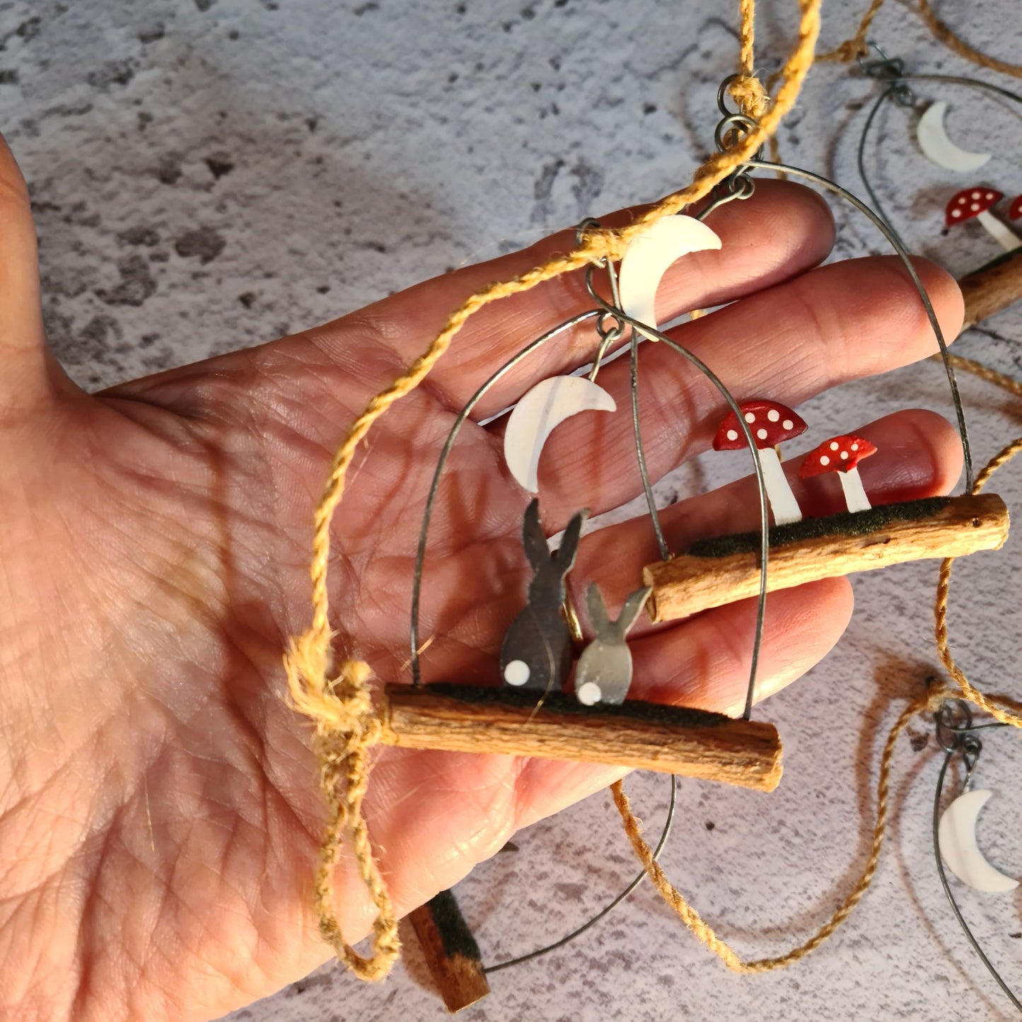 Rabbits and Toadstools Garland