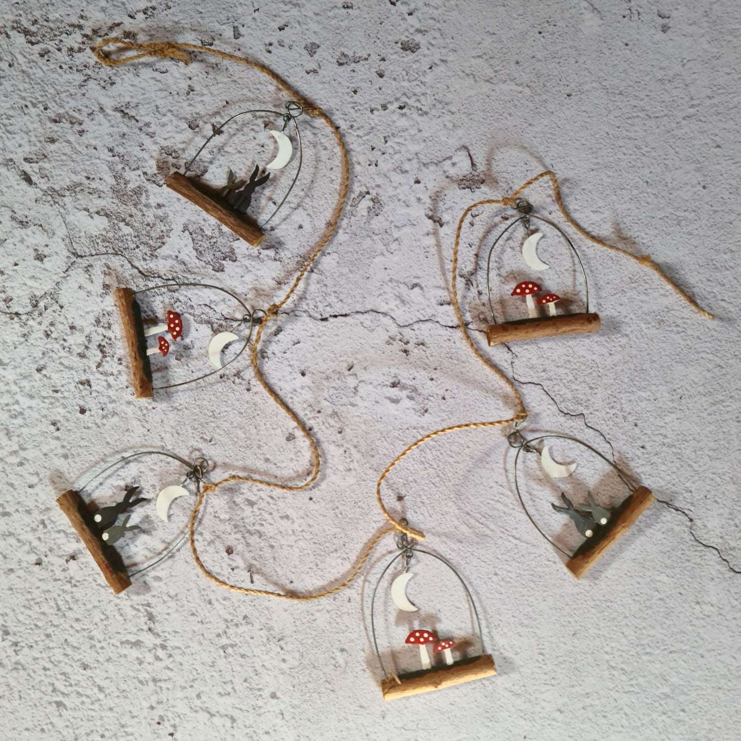 Rabbits and Toadstools Garland